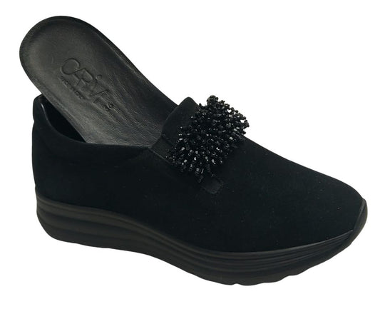 CARIM 5042 NERO scarpa molto comoda slipon predisposta per plantari
