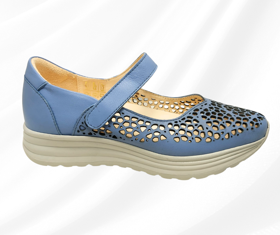 CARIM 5062 NOTI D'ORIENTE scarpa molto comoda donna con cinturino predisposta per plantari