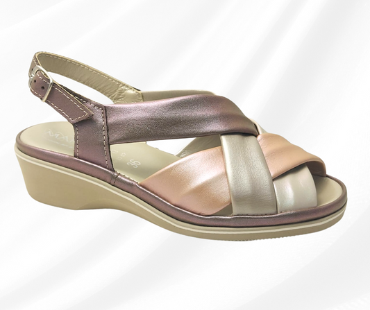 MARALSHOES 522J NUDE sandalo anatomico molto comodo per piedi sensibili