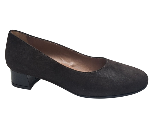 CONFORT 5465 testa di moro decolte' con tacco basso