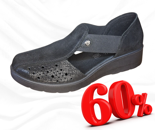 Scarpa semiaperta Enval Soft 57566 nero