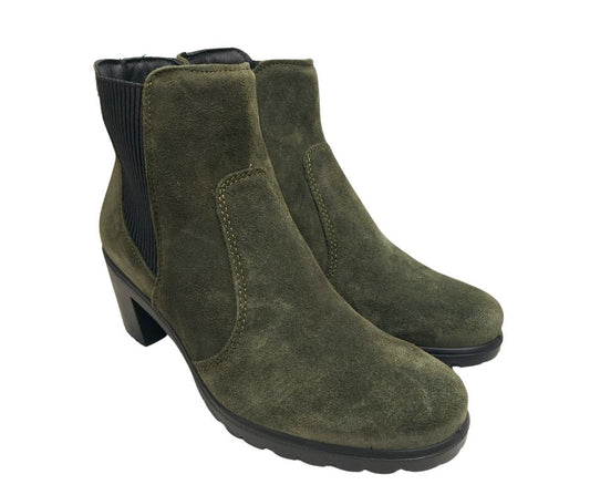 ENVAL SOFT 67550 VERDE stivaletto in pelle con plantare memory foam