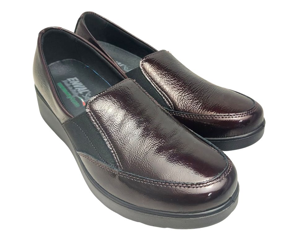 ENVAL SOFT 67621 NAPL BORDO scarpa comoda accollata con plantare in memoy foam