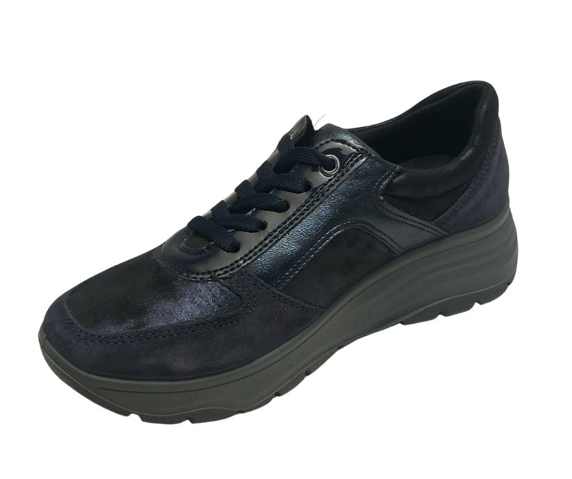 ENVAL SOFT 67765 BLU scarpa molto comoda con chiusura lampo e lacci