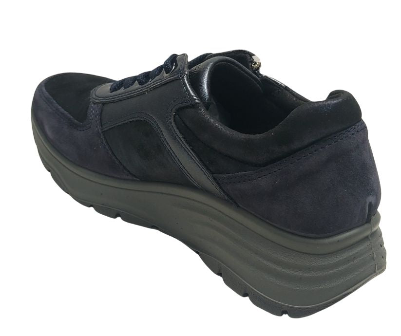 ENVAL SOFT 67765 BLU scarpa molto comoda con chiusura lampo e lacci