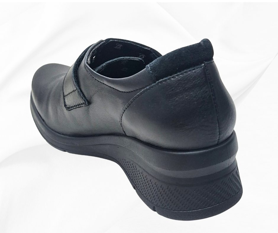COMFORT CLASS 8104 NEGRO scarpa comoda donna con stretc predisposta per plantari Calzature Moda Comoda
