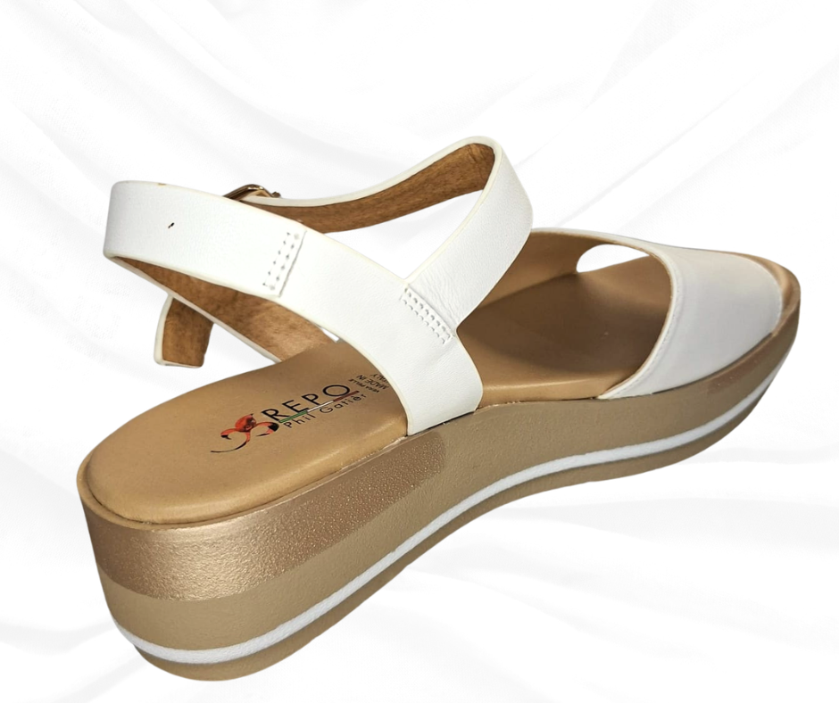 Sandalo comodo REPO colore BIANCO 83222