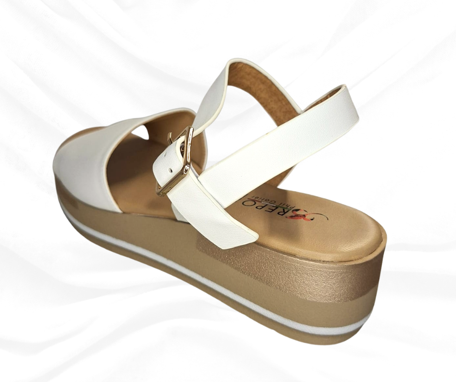 Sandalo comodo REPO colore BIANCO 83222