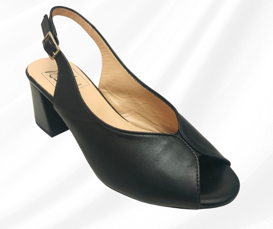 CONFORT 8502 NERO sandalo donna con tacco