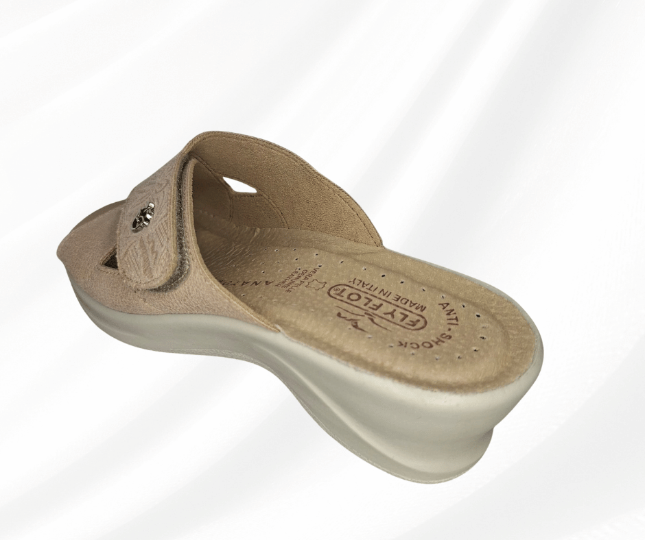Ciabatta comoda donna Fly Flot colore beige 96 J80 F3 beige