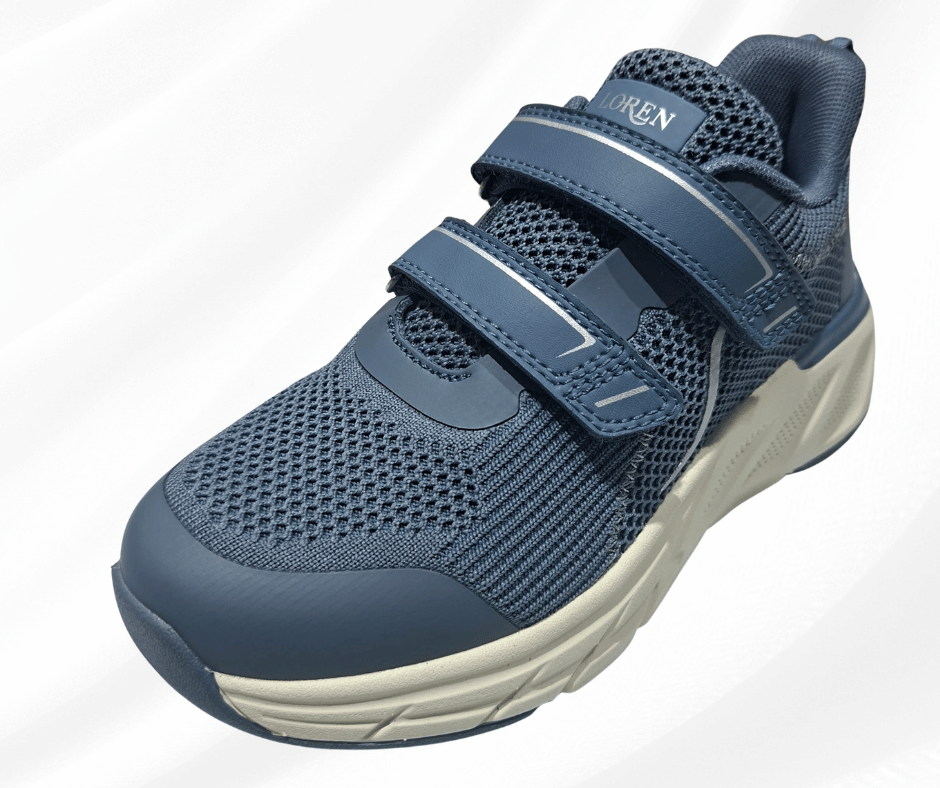 Sneaker con doppio velcro lore a2004 colore Jeans