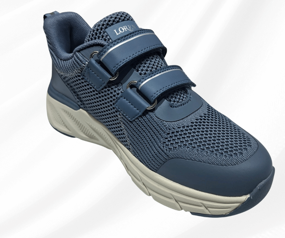 Sneaker con doppio velcro lore a2004 colore Jeans