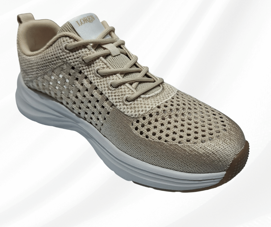 Sneaker con lacci Loren A2013 Beige