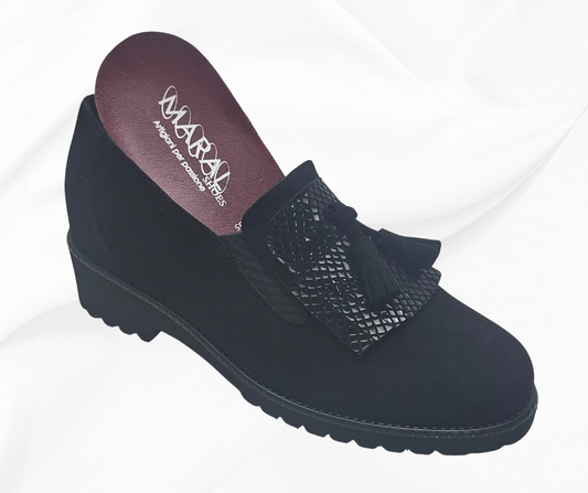 MARAL B027 camoscio nero scarpa molto comoda predisposte per planatri