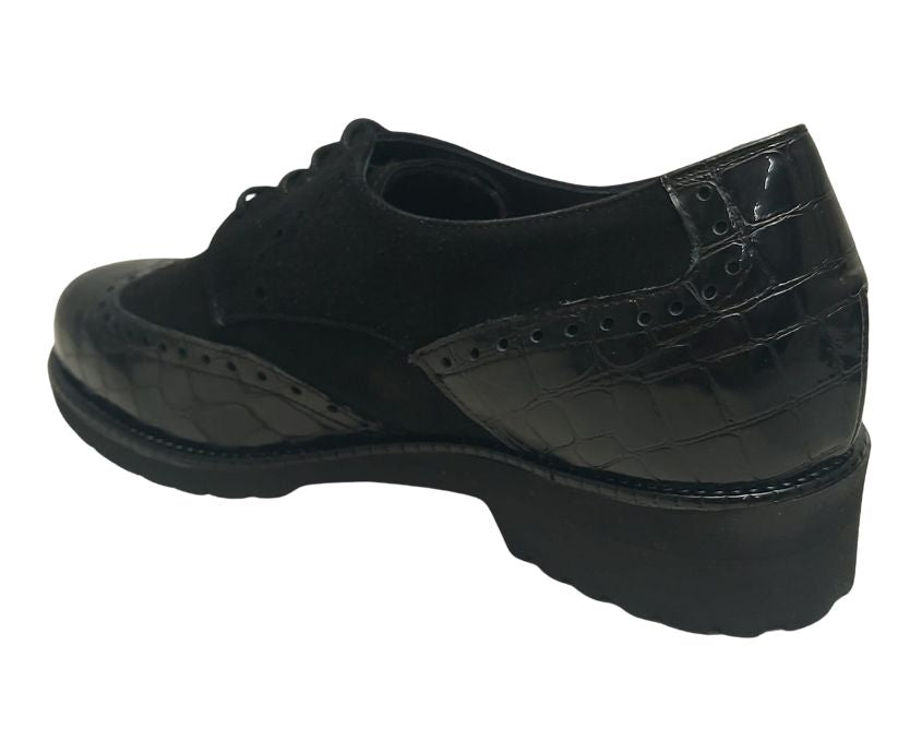 MARAL B039 NERO scarpa allacciata molto comoda predisposta per plantari