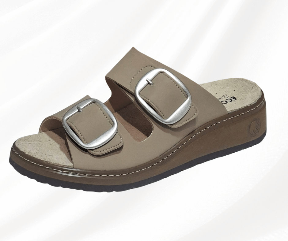 Ciabatta predisposta per plantari ECOSANIT COMFORT beige