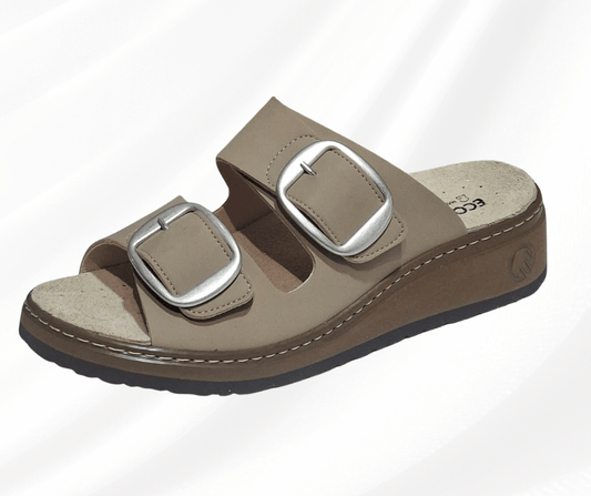 Ciabatta predisposta per plantari ECOSANIT COMFORT beige