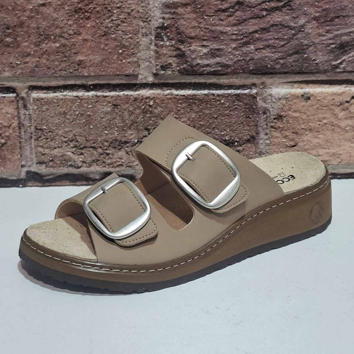 Ciabatta predisposta per plantari ECOSANIT COMFORT beige