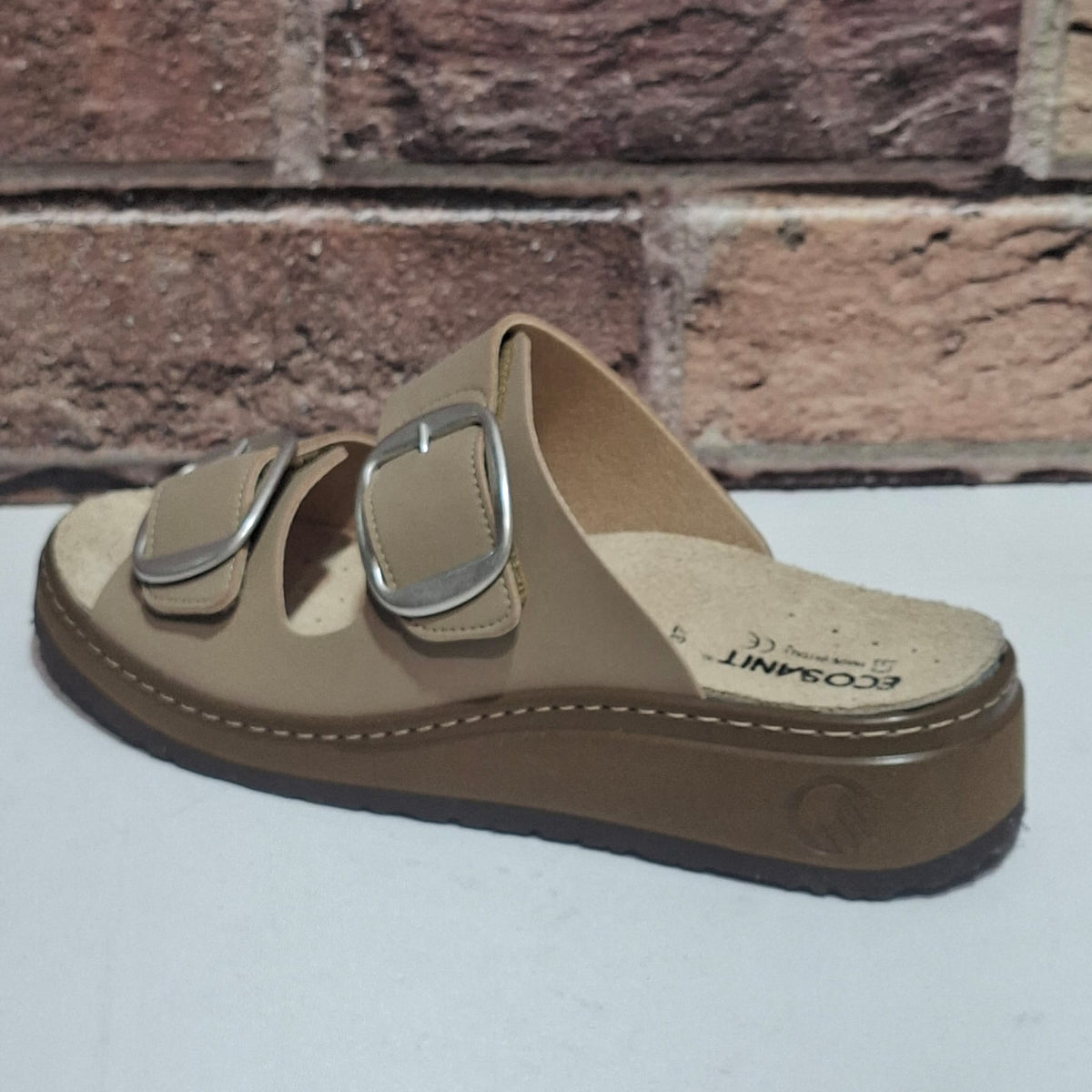 Ciabatta predisposta per plantari ECOSANIT COMFORT beige