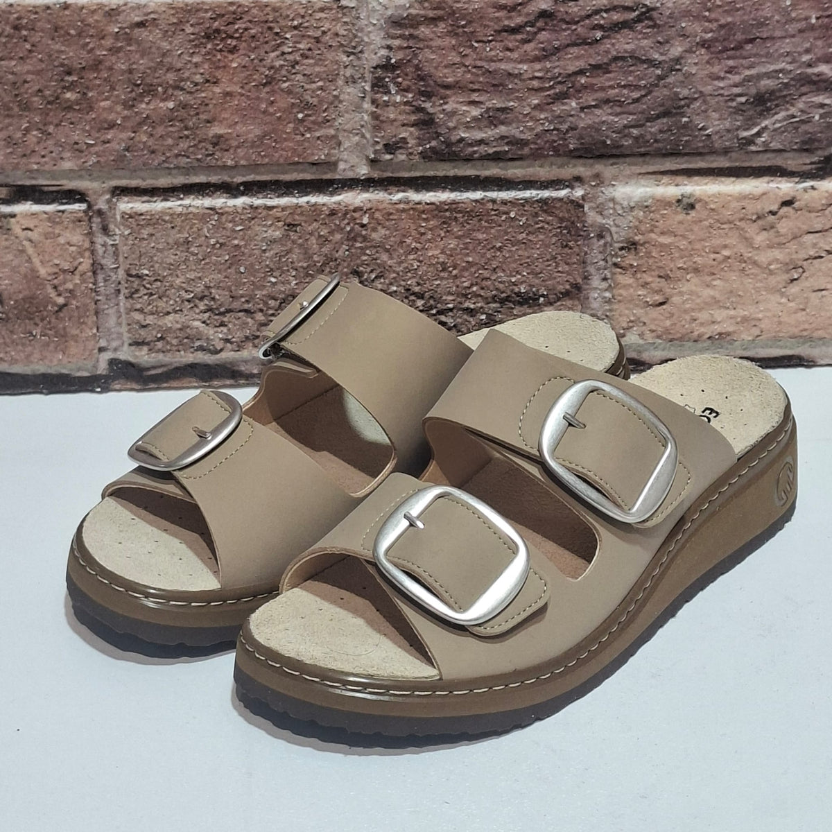 Ciabatta predisposta per plantari ECOSANIT COMFORT beige