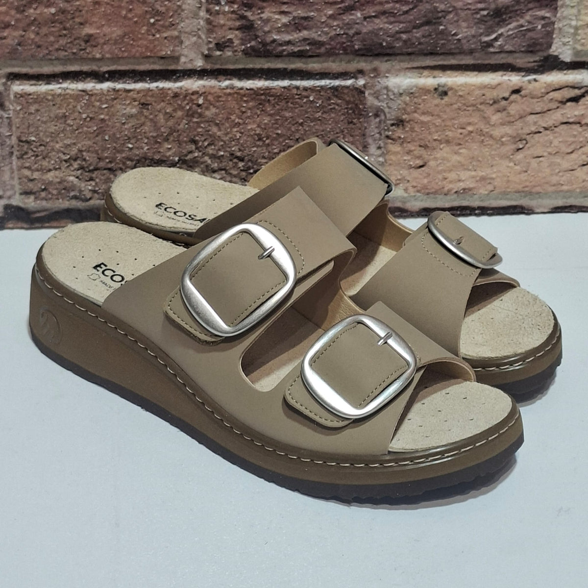 Ciabatta predisposta per plantari ECOSANIT COMFORT beige