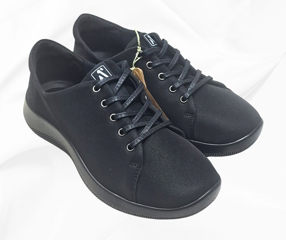 ARCOPEDICO DAINTREE BLACK scarpa ultramorbida con lacci