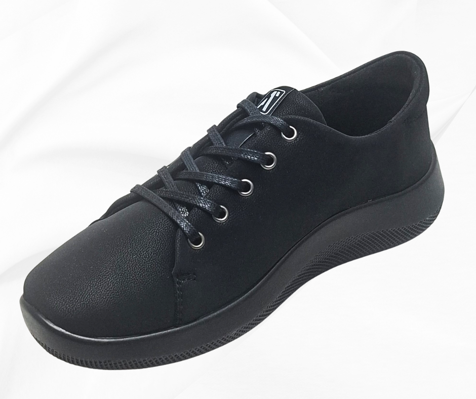 ARCOPEDICO DAINTREE BLACK scarpa ultramorbida con lacci