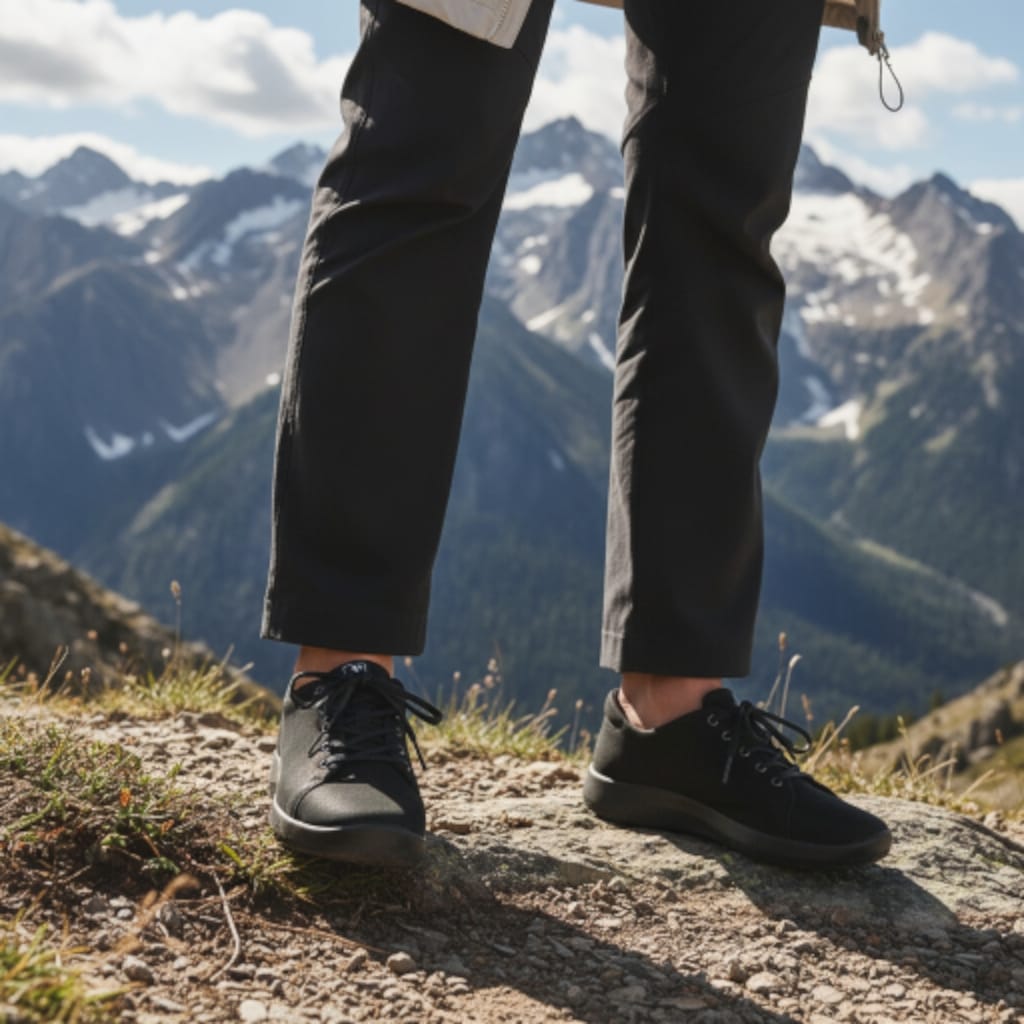 ARCOPEDICO DAINTREE BLACK scarpa ultramorbida con lacci