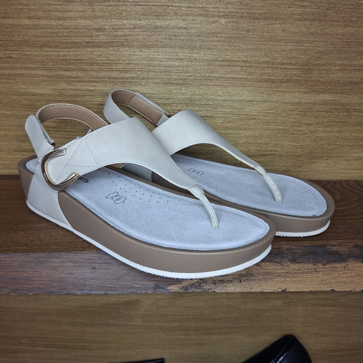 Infradito con cinturino CC Resort Fidel Beige