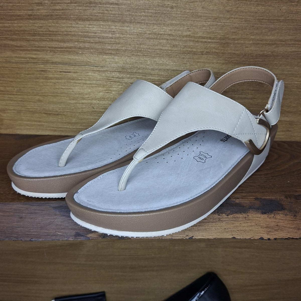 Infradito con cinturino CC Resort Fidel Beige
