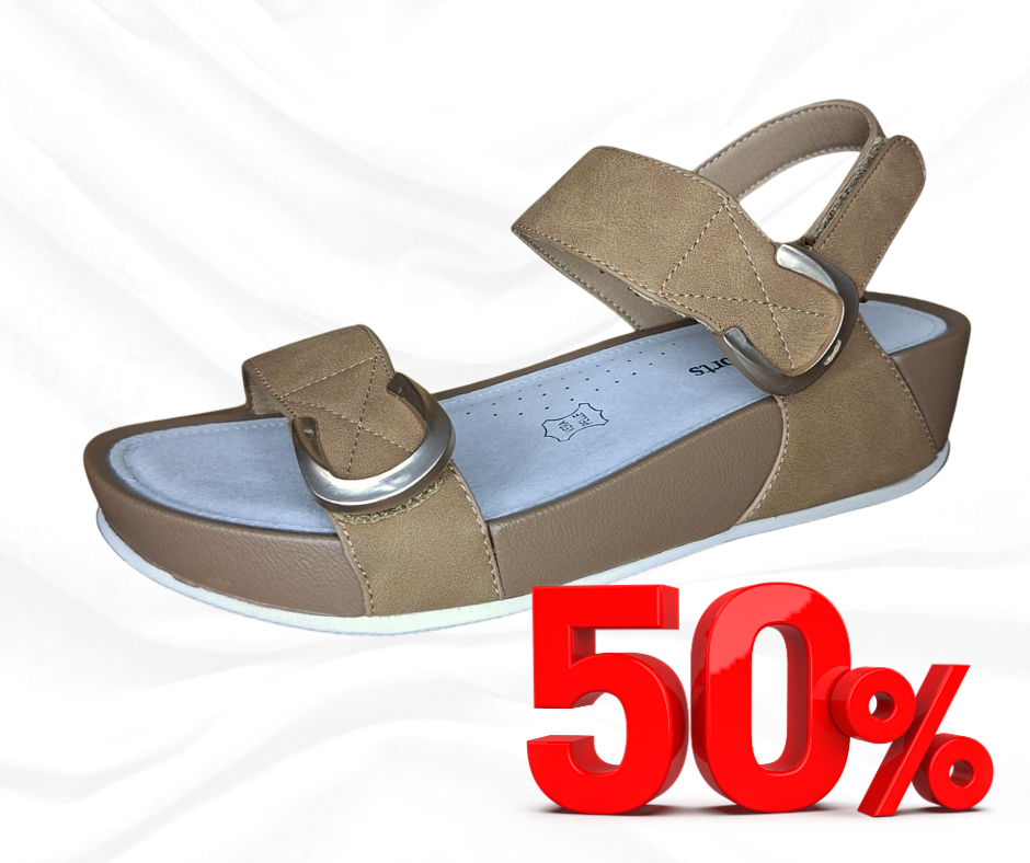 Sandalo molto comodo con triplo stretch CC Resort Finnegan Tan