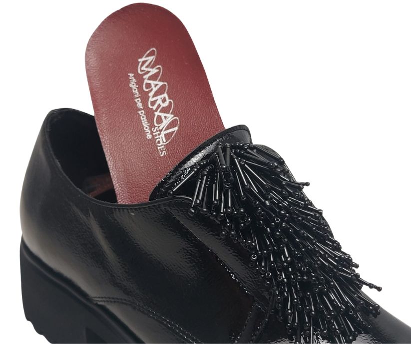 MARAL G013 NAPL NERO scarpa accollata molto comoda predisposta per plantari