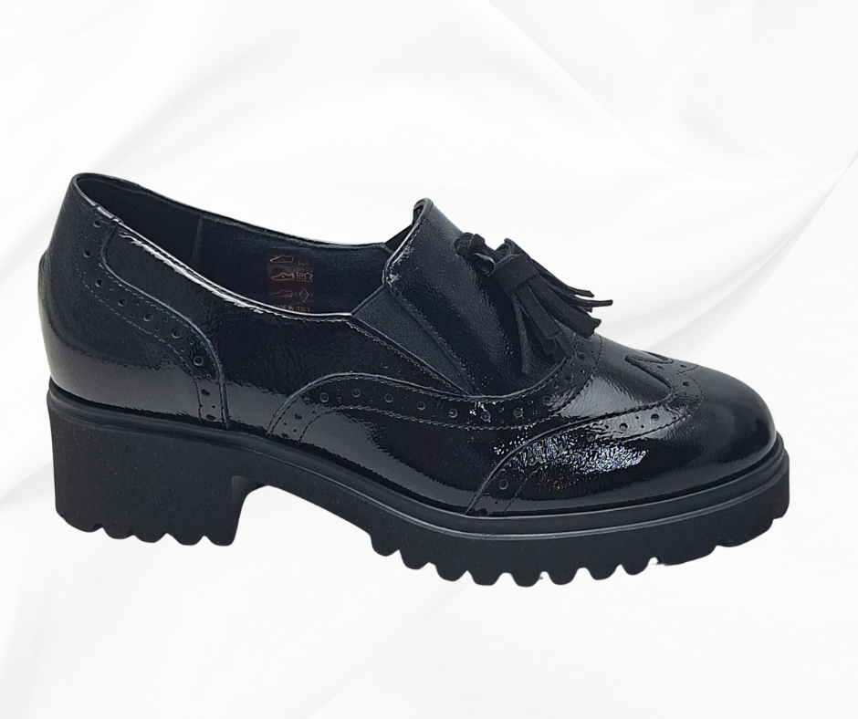 MARAL G020 NAPLAK NERO mocassino comodo predisposto per plantari
