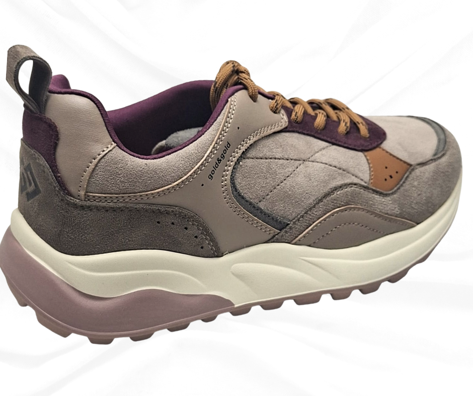 Gold&Gold GB1001 BORDO sneaker donna con lacci