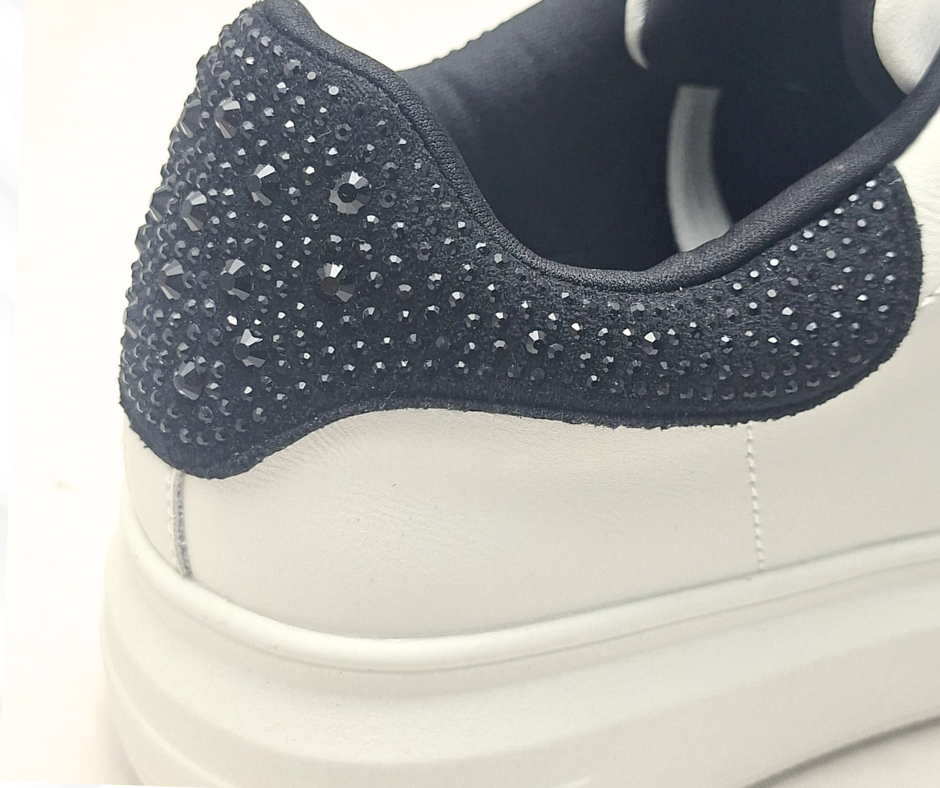 Gold&Gold GB875 BIANCO sneaker donna con lacci