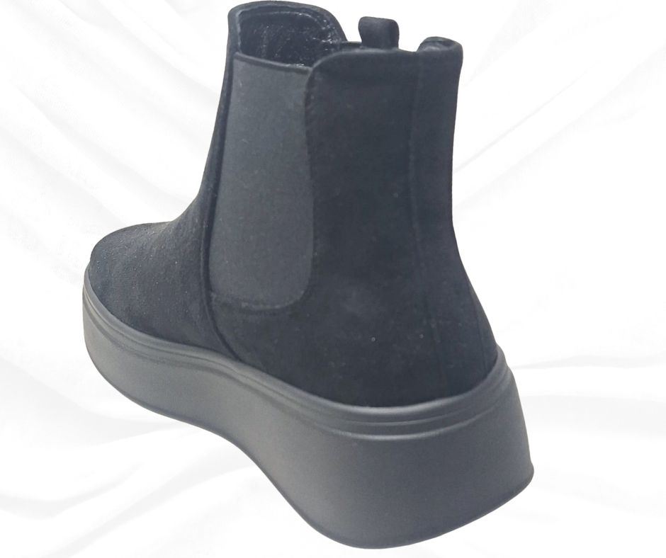 Gold&Gold GB880 NERO tronchetto comodo scamosciato