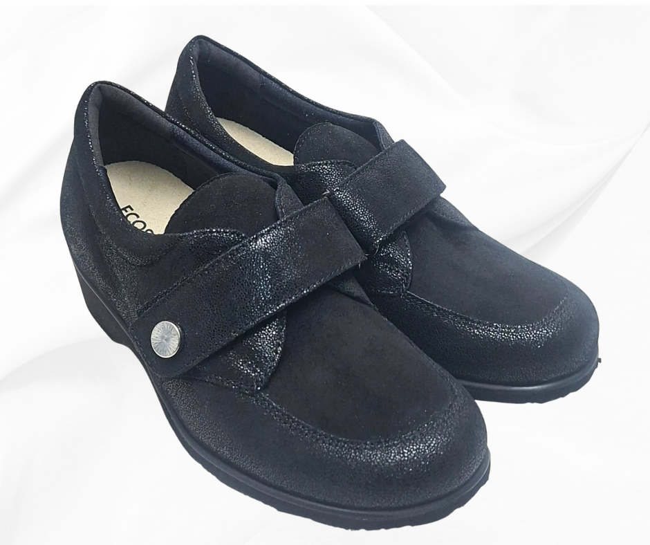 ECOSANIT GRAZIOSA NERO scarpa sanitari con stretch predisposta per plantari