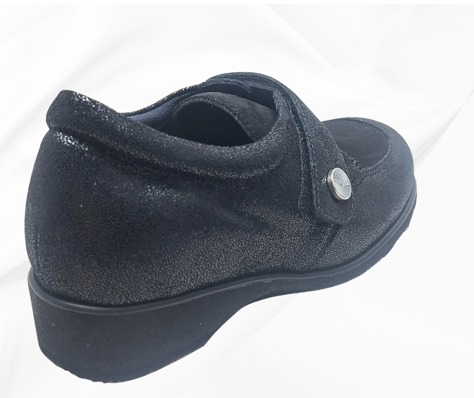 ECOSANIT GRAZIOSA NERO scarpa sanitari con stretch predisposta per plantari