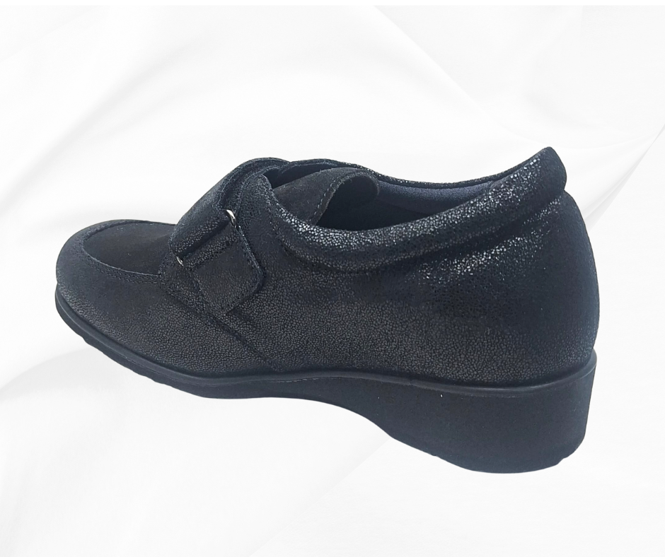 ECOSANIT GRAZIOSA NERO scarpa sanitari con stretch predisposta per plantari