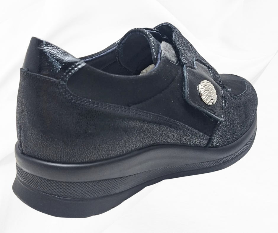 ECOSANIT INCANTO 2 NERO scarpa sanitaria con stretch predisposta per plantari