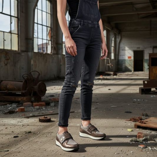 ECOSANIT INCANTO 2 testa di moro scarpa sanitaria con stretch predisposta per plantari