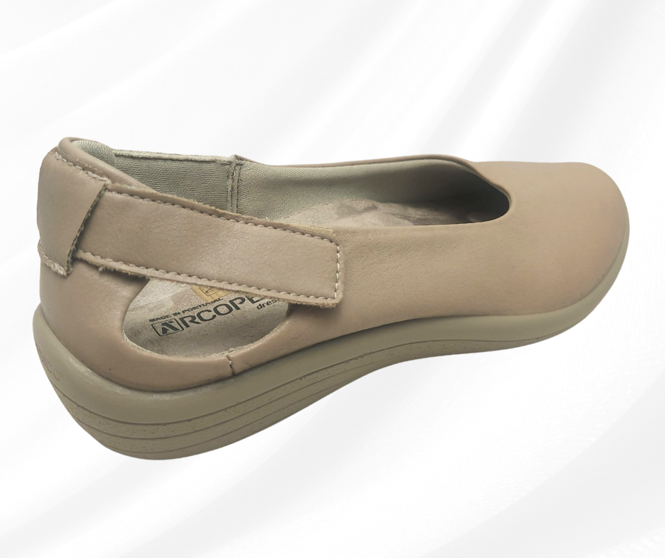 ARCOPEDICO JASMUND TAUPE scarpa ultramorbida per piedi sensibili