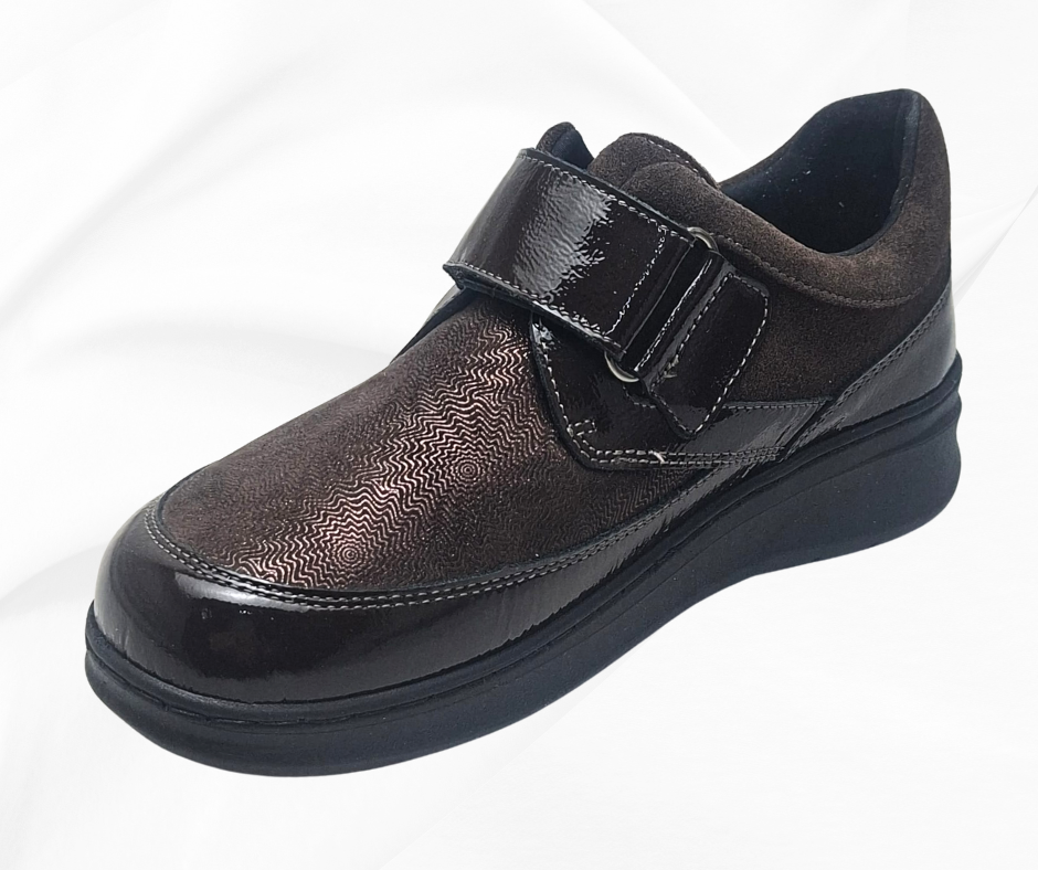 ECOSANIT LADY 5 TESTA DI MORO scarpa sanitaria con stretch predisposta per plantari