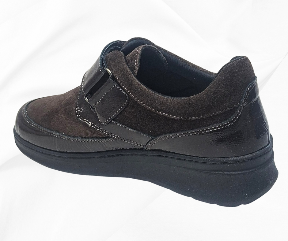 ECOSANIT LADY 5 TESTA DI MORO scarpa sanitaria con stretch predisposta per plantari