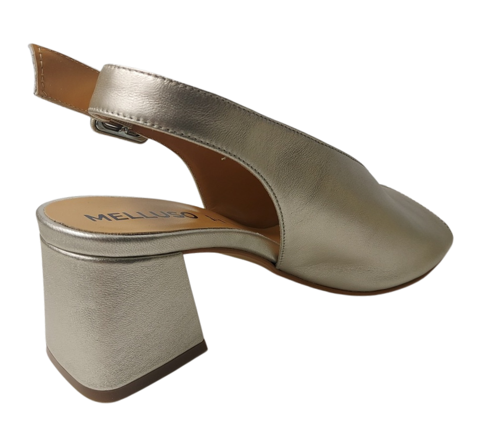 MELLUSO N622W avana sandalo comodo donna con tacco a pianta larga