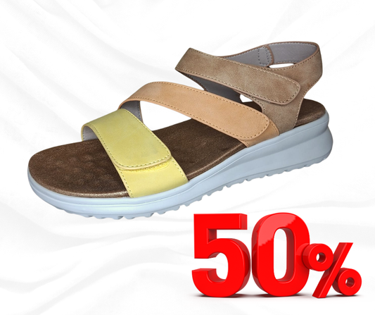 Sandalo con stretch CC Resort Pershing Mustard Tan