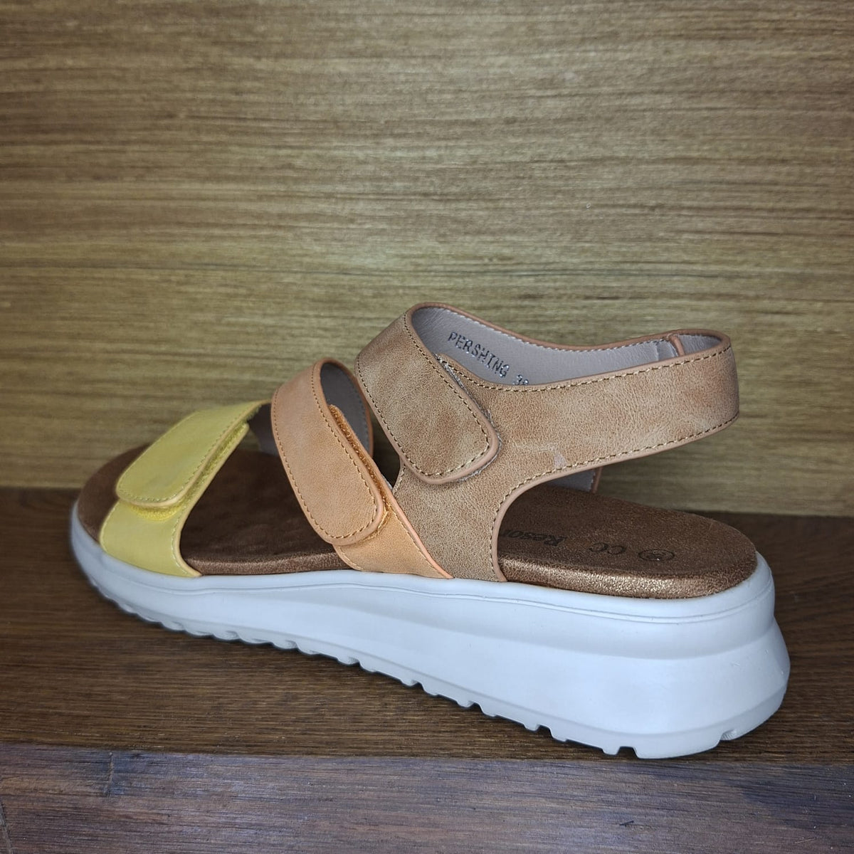 Sandalo con stretch CC Resort Pershing Mustard Tan