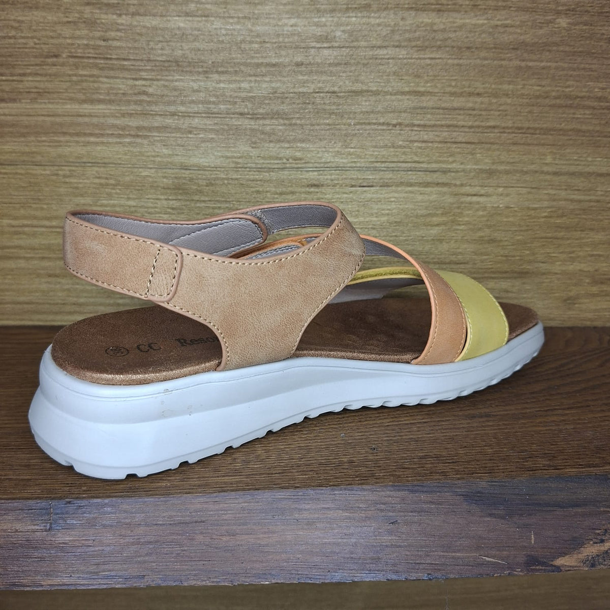 Sandalo con stretch CC Resort Pershing Mustard Tan