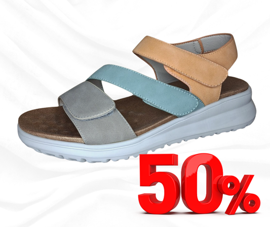 Sandalo con stretch CC Resort Pershing Taupe Orange