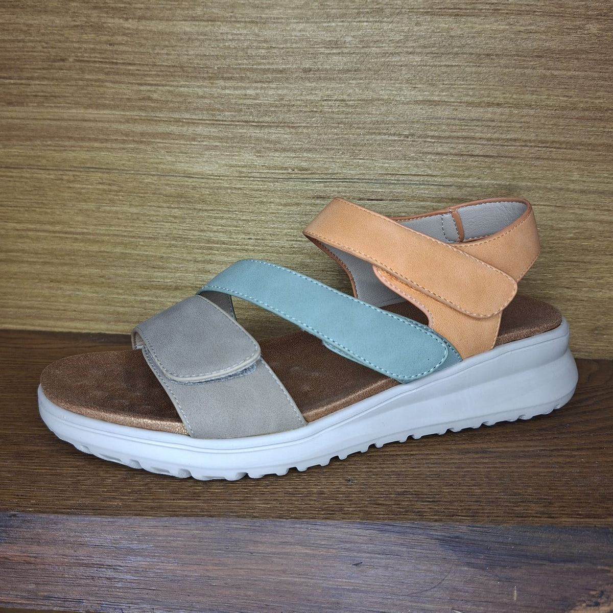 Sandalo con stretch CC Resort Pershing Taupe Orange